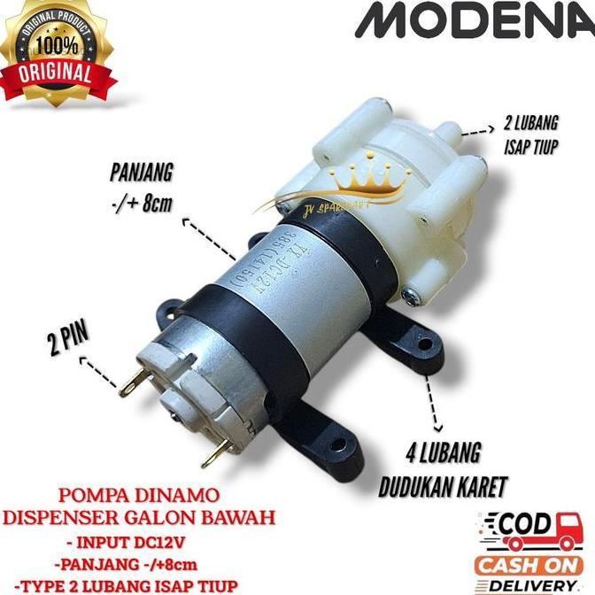 MODENA PUMP | POMPA AIR DISPENSER GALON BAWAH MODENA DINAMO TERBAIK