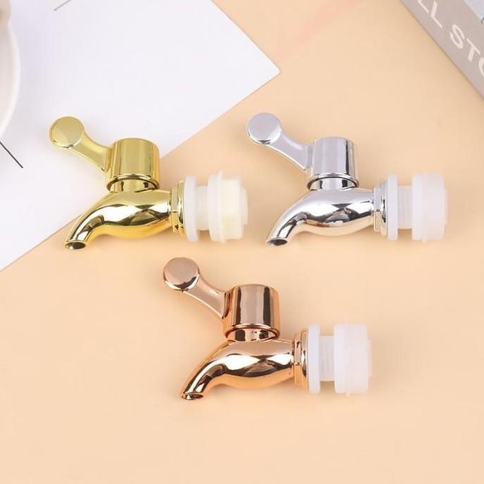 2pcs Keran Dispenser Kaca Keran Air Dispenser Keran Termos Air Panas Kran Air Minum Dispenser ABS Di
