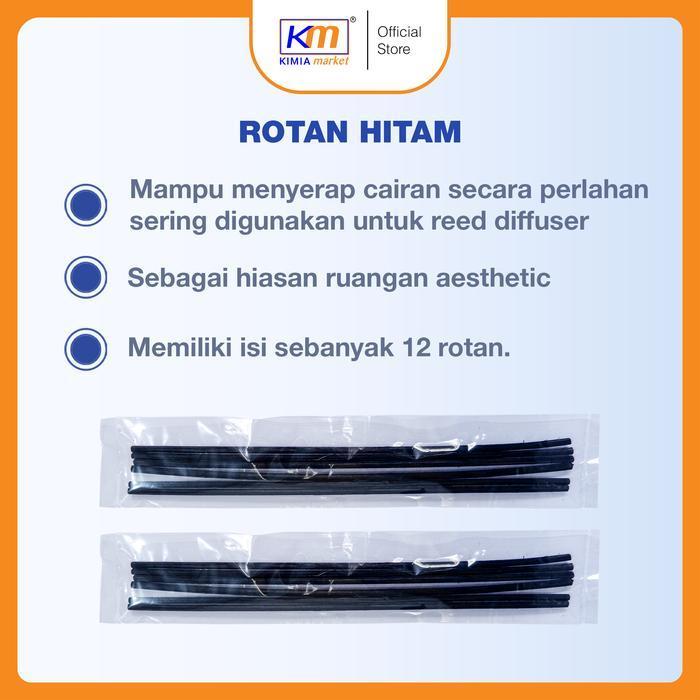 Rotan Reed Diffuser Hitam 12Pcs