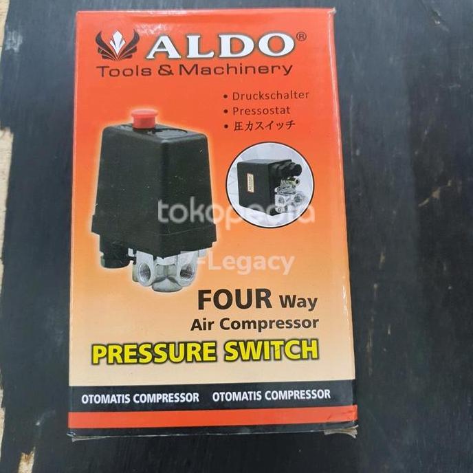 +%+%+%] otomatis kompresor angin 4 lubang / pressure switch air compressor
