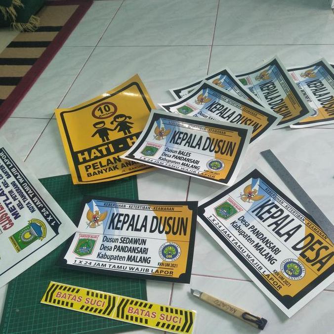 BINGKAI RT RW PLAT RUMAH