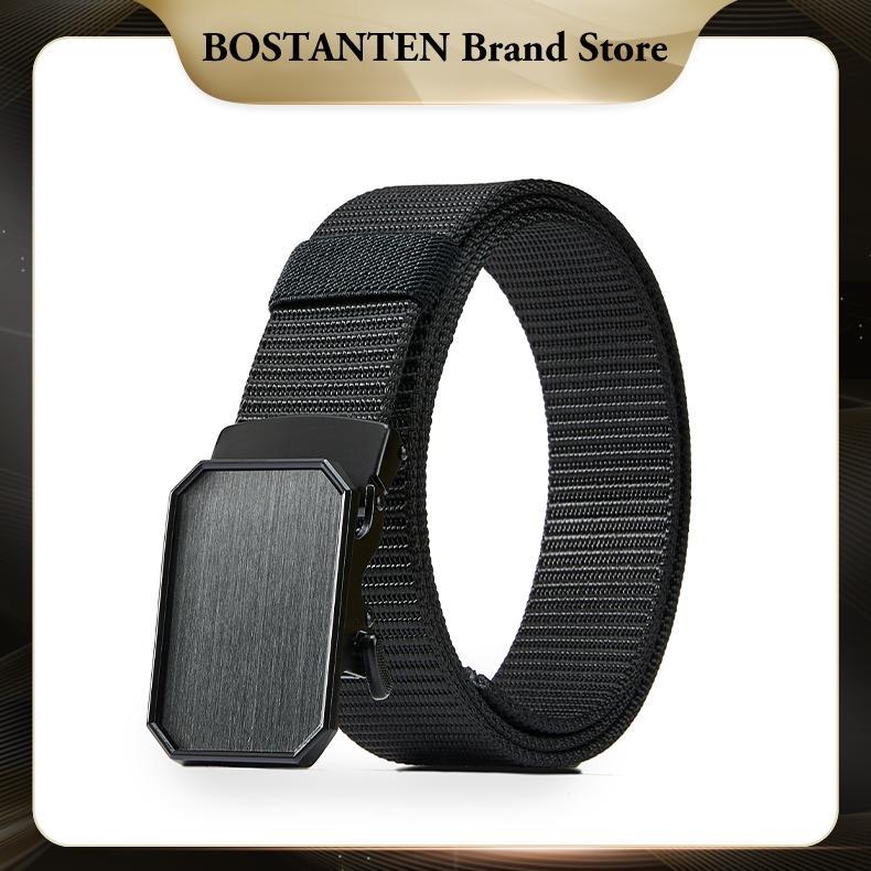 Bostanten Sabuk Pinggang Pria Ikat Pinggang Pria Nylon Canvas Alloy Belt Gesper Pria