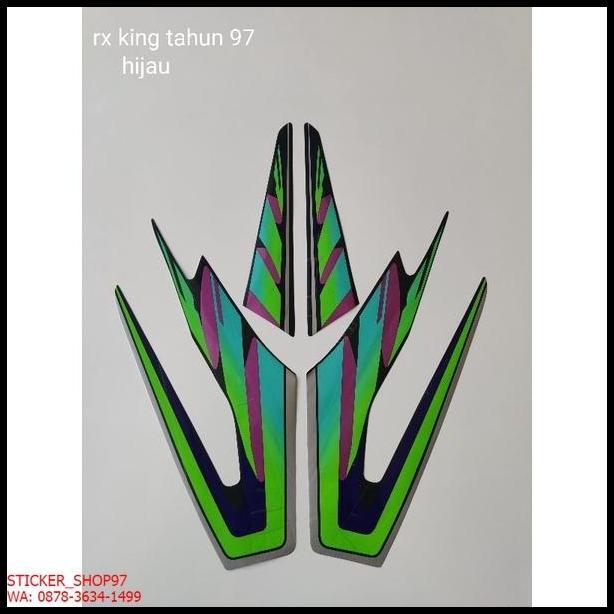 DISKON (ORI) STRIPING YAMAHA RX KING TAHUN 1997 HIJAU KUALITAS ORIGINAL !!!!!