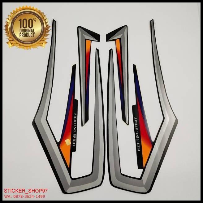 TERBARU (ORI) STRIPING YAMAHA RX KING 2001 OREN STIKER LES KUALITAS ORIGINAL 