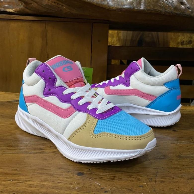 BEST SALE CHOSAMON SEPATU WANITA MODEL TERBARU SEPATU OLAHRAGA WANITA SEPATU MID TOP MODEL TERBARU S