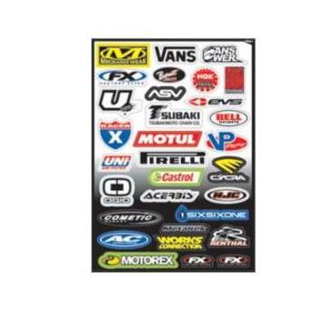 Sponsor Sticker Kit Sponsor C FACTORY EFFEX Original Import (TERBAIK) (TERBARU) (TERMURAH)