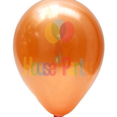 Balon Metalik Orange 12 inch / Metalic Balon / Balon Orange / balon