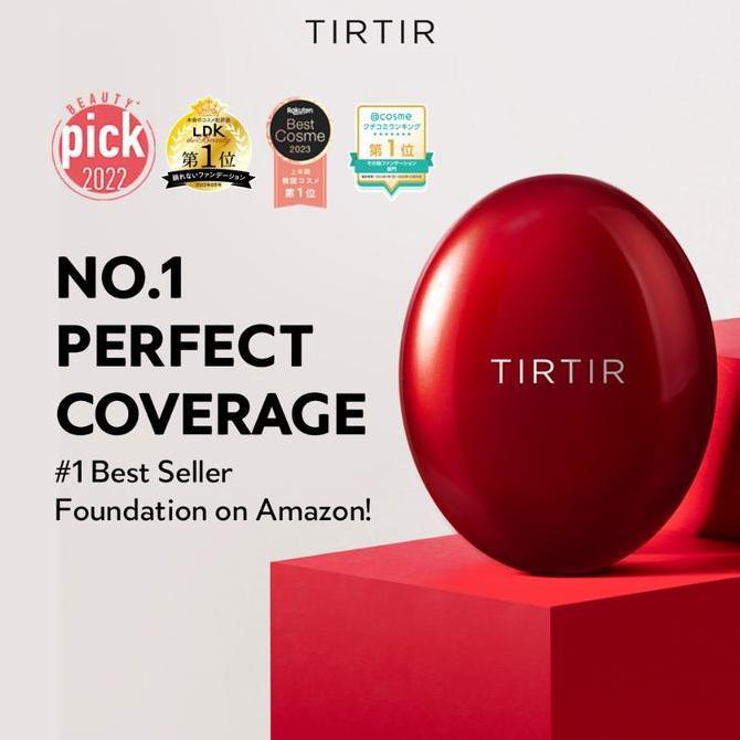 New TIRTIR Mask Fit RED Cushion Foundation 18g / 4.5g (Cushion / Foundation) Full Size / Sample Mini