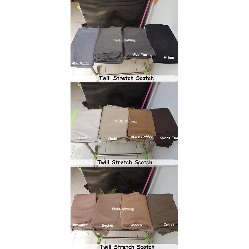 Kain Twill Melar Twill Scotch Kain Chino Melar Twill Stretch Bratatex