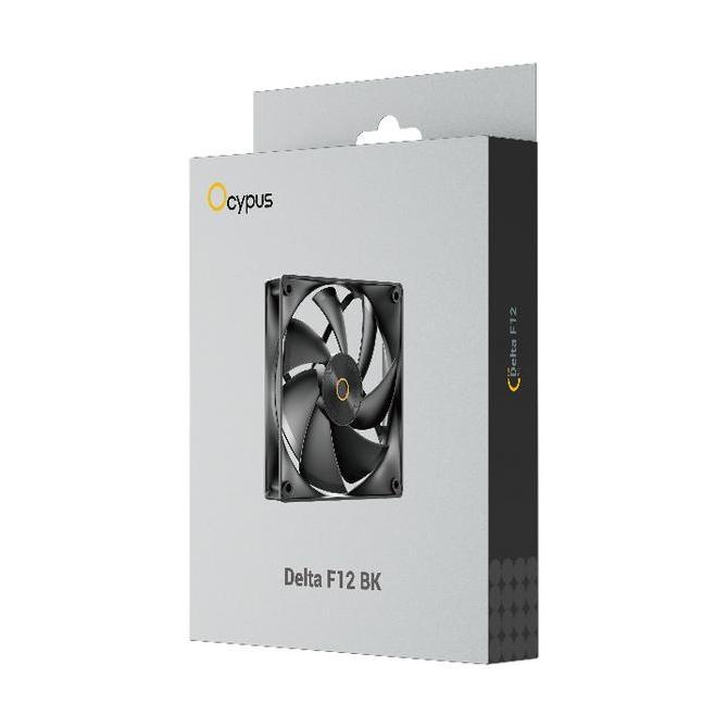 DELTA F12 BLACK FAN CASE 12CM PWM