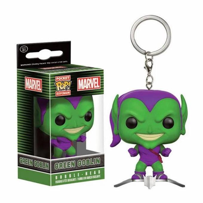 Funko Keychain Marvel Green Goblin 10482 (TERBAIK) (TERBARU) (TERMURAH)