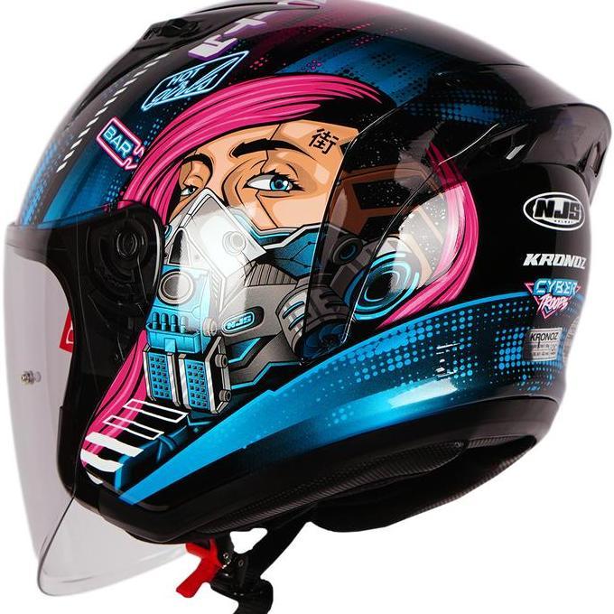 NJS KRONOZ CYBERTROOPS -  Helm Half Face | NJS Kronoz | Kronoz | Kronoz Motif | Kronoz Ori | NJS | S