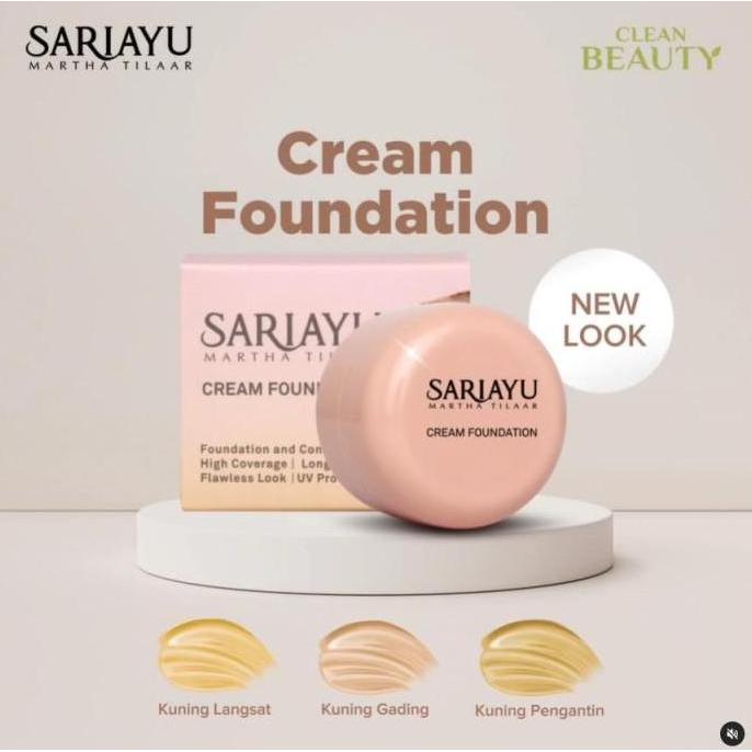 New SARIAYU KREM ALAS BEDAK- CREAMY FOUNDATION