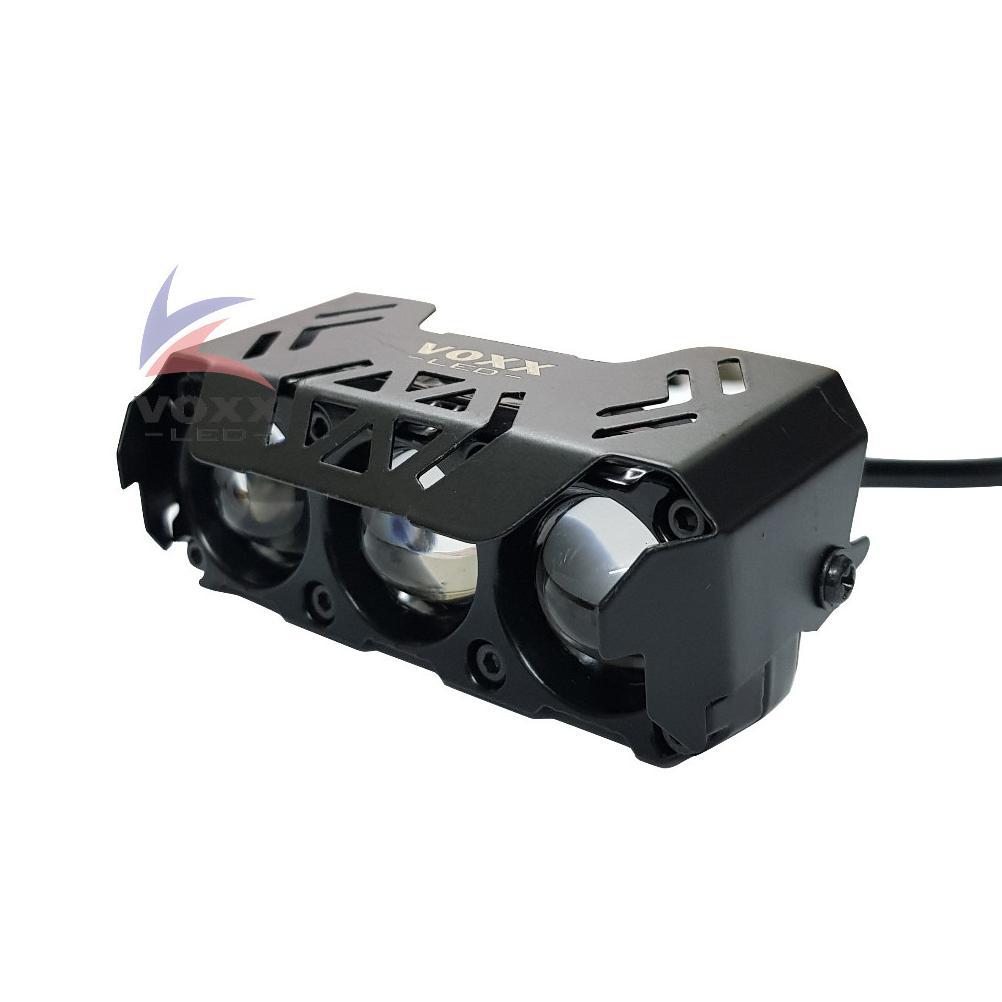 VOXX LED Lampu Tembak Sorot VOXX LED Mini Projie Laser Gun 3 Mata 30W Foglamp