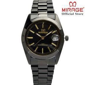 Mirage Watch - Premium Jam Tangan Mirage Official Original Stainless Steel Series TS195M Full Hitam 