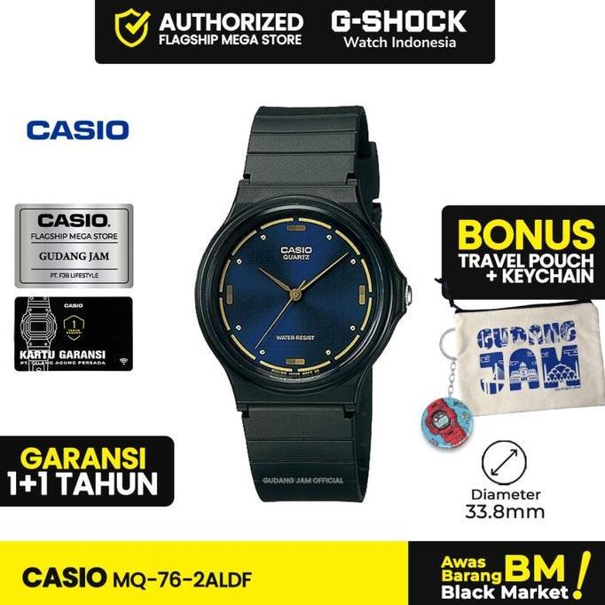 Casio General MQ-76-2ALDF | Jam Tangan Pria | Analog | Anti Air | Original | Casio Watches | MQ-76-2
