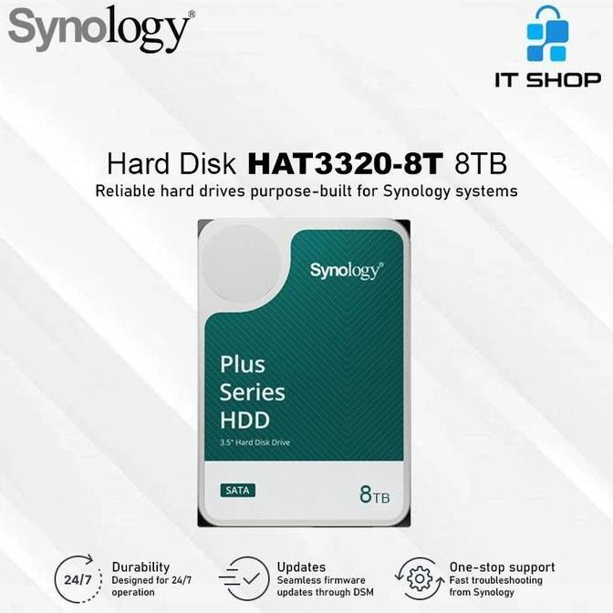 Synology Hard Disk HAT3320-8T 8TB Harddisk Server / NAS 3.5 Inchi