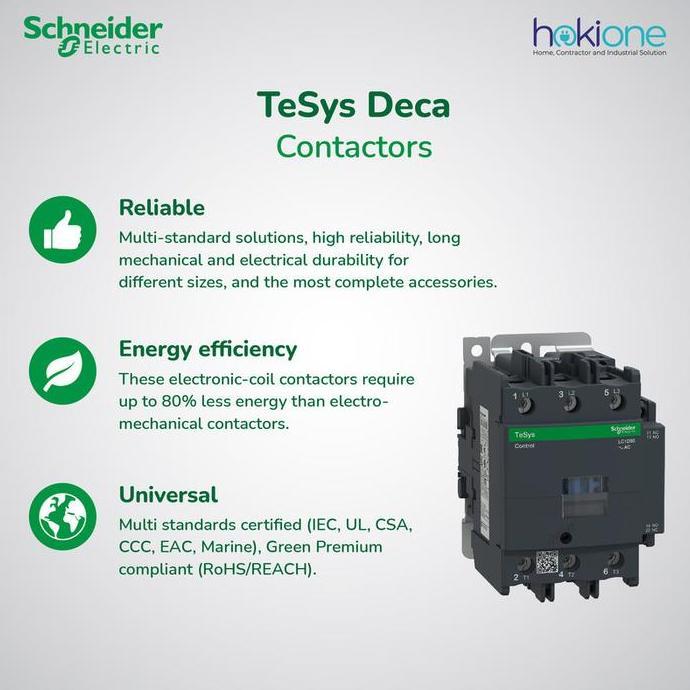 Schneider TeSys D Kontaktor Coil 380V AC - LX1D6Q5 (TERBAIK) (TERBARU) (TERMURAH)