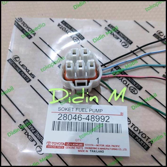 TERBARU SOKET FUEL PUMP BENSIN TOYOTA AVANZA VELOZ ORI 