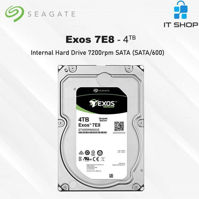 Seagate Hardisk EXOS Enterprise 7E10 4TB Storage for Server Computer