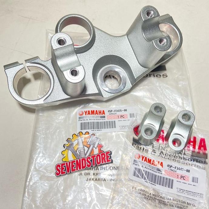 Promo Segitiga Atas 45P Crown Handle Silver Hitam Byson Original YGP Diskon