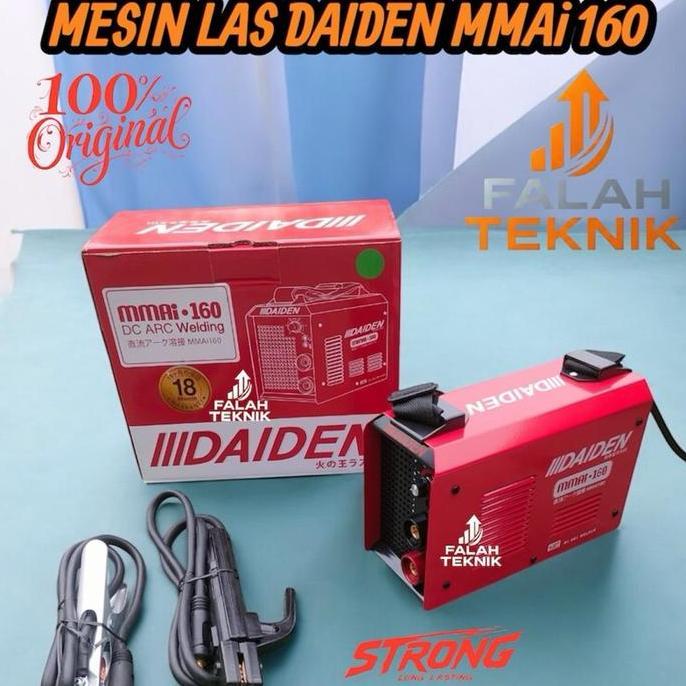 Diskon Mesin Las Daiden Mmai 160 / Trafo Las Inverter Daiden Mma 160 / Mesin Las Listrik Daiden Mmai