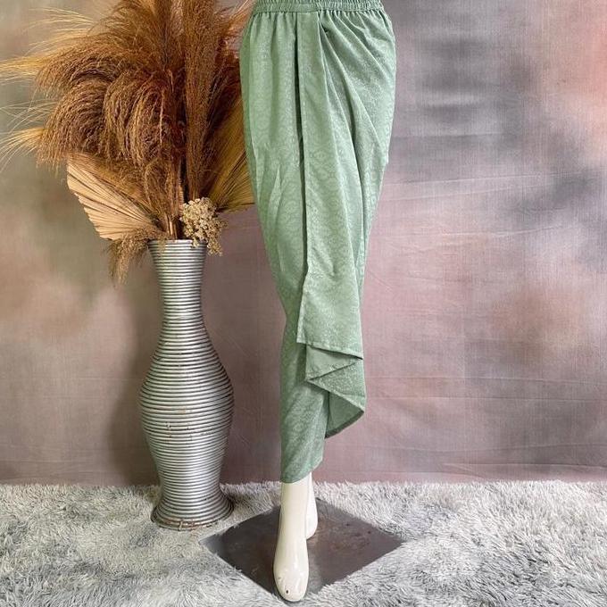 Rok Bawahan Kebaya Lilit Rumbay Dobby  / Rok Instan Dobby Polos Hitam Pilihan Warna Lain HT