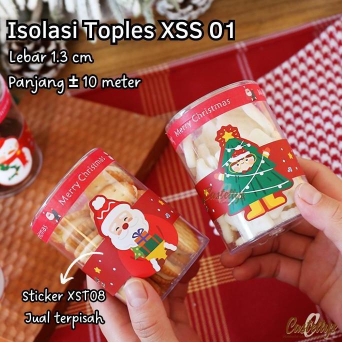 $$$$] Isolasi Tape Selotip Natal XSS 01 Toples Kue Kering Cookies Christmas