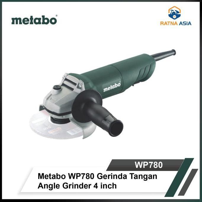 Miliki Mesin Gerinda 4" Metabo Wp780 Gerinda Tangan Angle Grinder 4 Inch