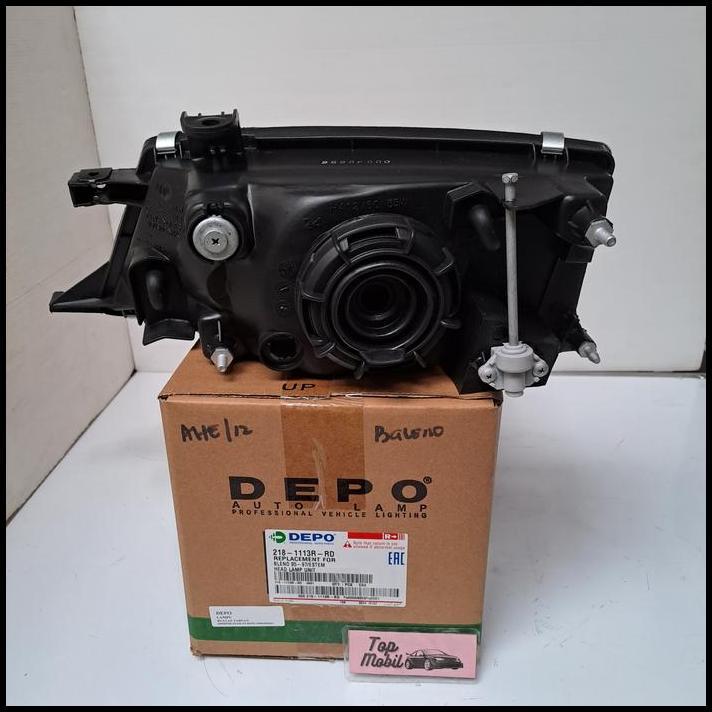 BEST DEAL HEAD LAMP LAMPU BESAR BALENO 1995-1997 218-1113 MERK DEPO 