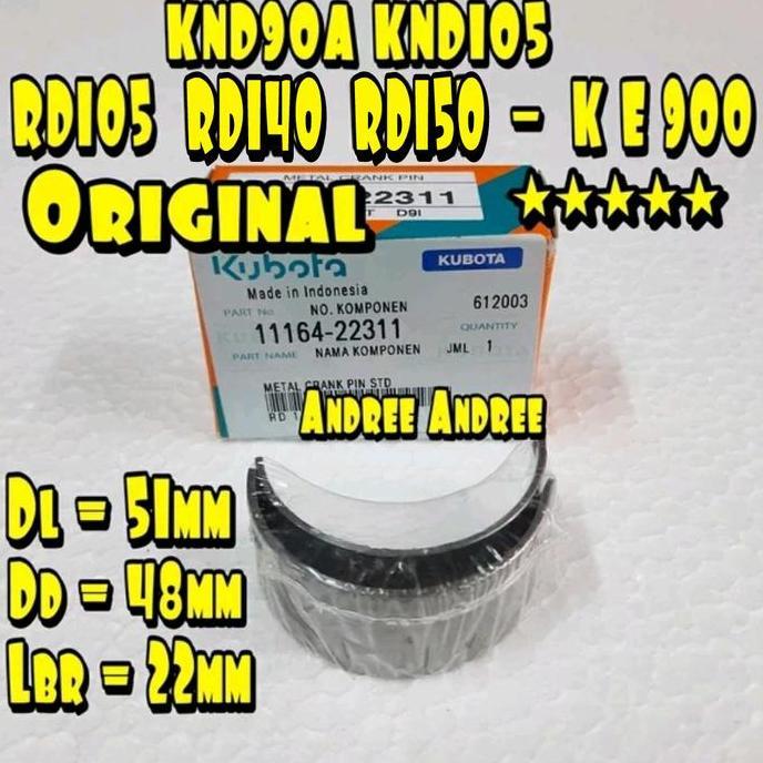 ___] RD140 RD150 CPM Crank Pin Metal Kubota RD-140 RD 140 150 Original