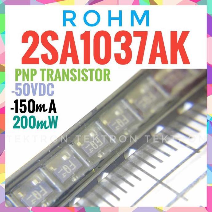 Diskon (10) ROHM 2SA1037AK SMD PNP general purpose transistor -50V -150mA 200mW tr tek70n Segera Dap