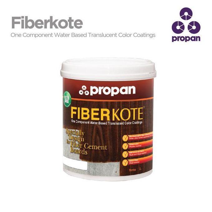 Diskon Propan Fiberkote 1 Liter / Cat Fiber Semen Propan Cat Papan Semen Motif Kayu