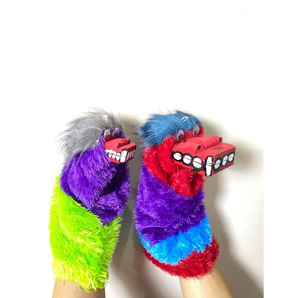 Tahan Lama  Barongan Caplokan,Barongan Reak Kayu Untuk Anak Anak Permainan