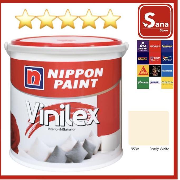 Diskon Cat Vinilex 5Kg / 953A Pearly White