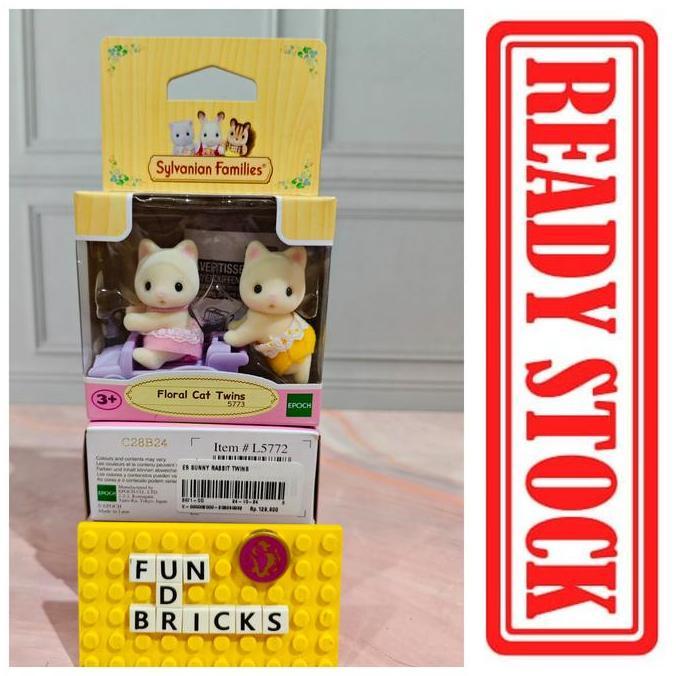 Sylvanian Floral Cat Twins 5773