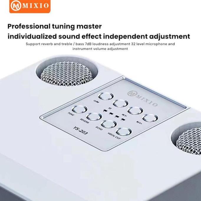 komarudak - mixio ys-203 voice change karaoke speaker bluetooth for mobile phone