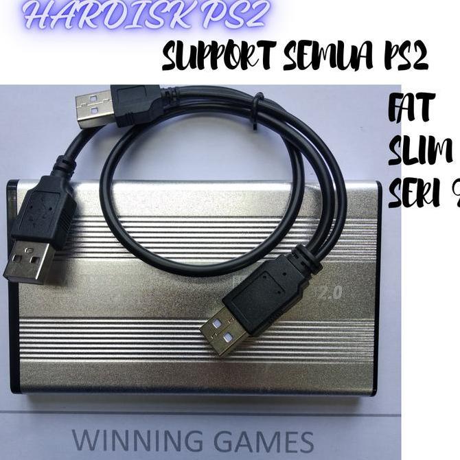 NEW Hardisk / hdd eksternal ps2 500gb / 250gb / 160gb / 120gb full game ps2