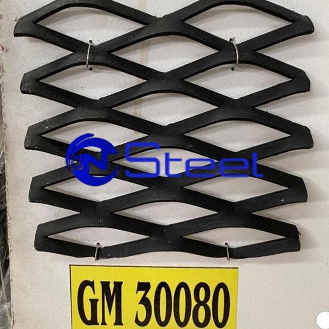 BEBAS ONGKIR - Expanded Metal Diamond Mesh DGN 30080 Besi Jaring 34x80 | 1200 x 2400