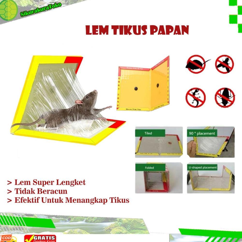 (SKR) Lem Tikus Papan Model Buku Super Lengket Besar Jebakan Tikus / Petrokum / 100% original / Lem 