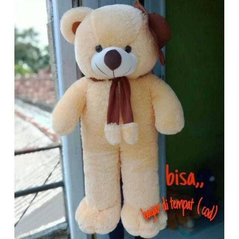 Gratis Ongkir Boneka Jumbo Teddy Bear Beruang 1 Meter  Boneka Beruang Jumbo Boneka Comel Boneka Beru