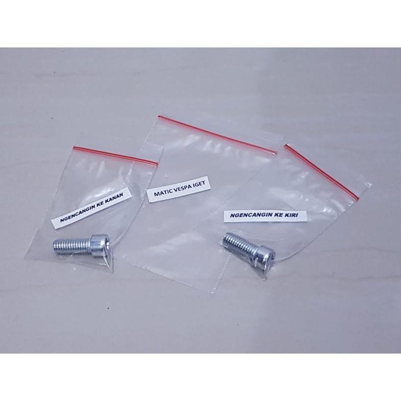 BAUT TUTUP LUBANG SPION/BAUT SEKRUP DUDUKAN SPION MOTOR VESPA IGET/I GET/PRIMAVERA/SPRINT PRIMAVERA/