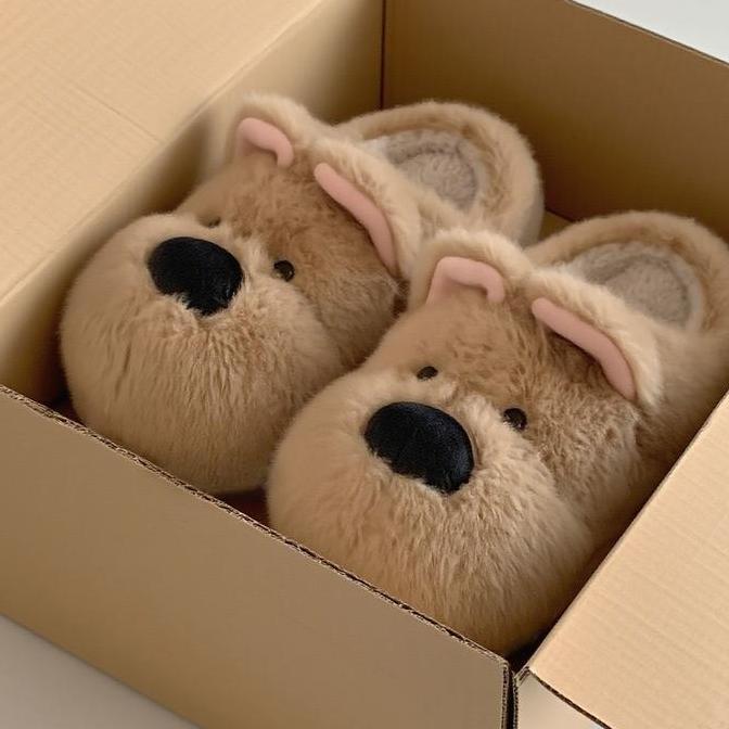 SANDAL BULU BONEKA PREMIUM / SANDAL RUMAH BULU / SANDAL ANAK LUCU