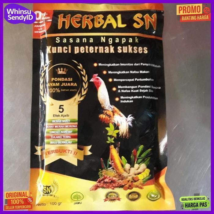 Quality Herbal Sn 100Gram Jamu Ayam Sasana Ngapak - Jamu Obat Ayam Herbal Sn