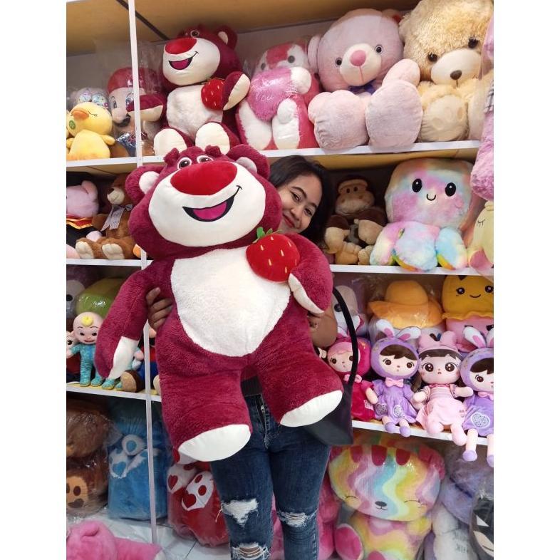 Promo Boneka Lotso Strawberry Jumbo Premium Boneka Bear Lotso Jumbo Import