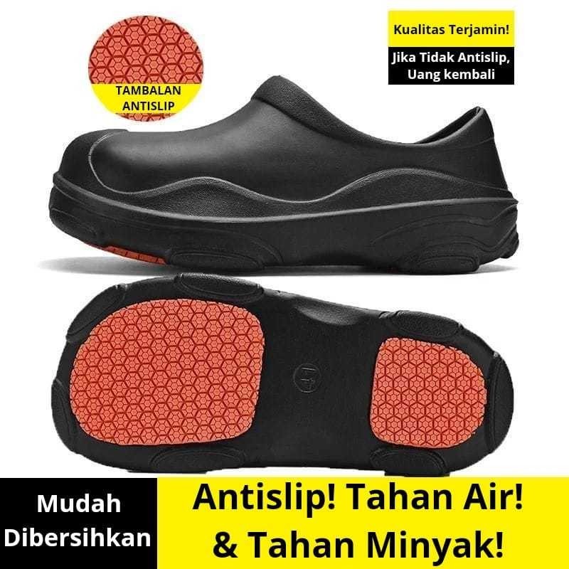 Sepatu Kitchen Anti Slip/Sepatu Tahan Air/Sepatu Tahan Minyak
