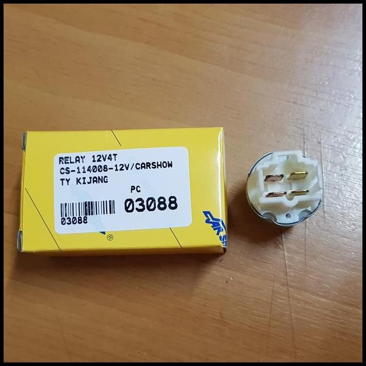 HOT DEAL RELAY LAMPU 12V4T BULAT TOYOTA KIJANG 5K CARSHOW ASLI 