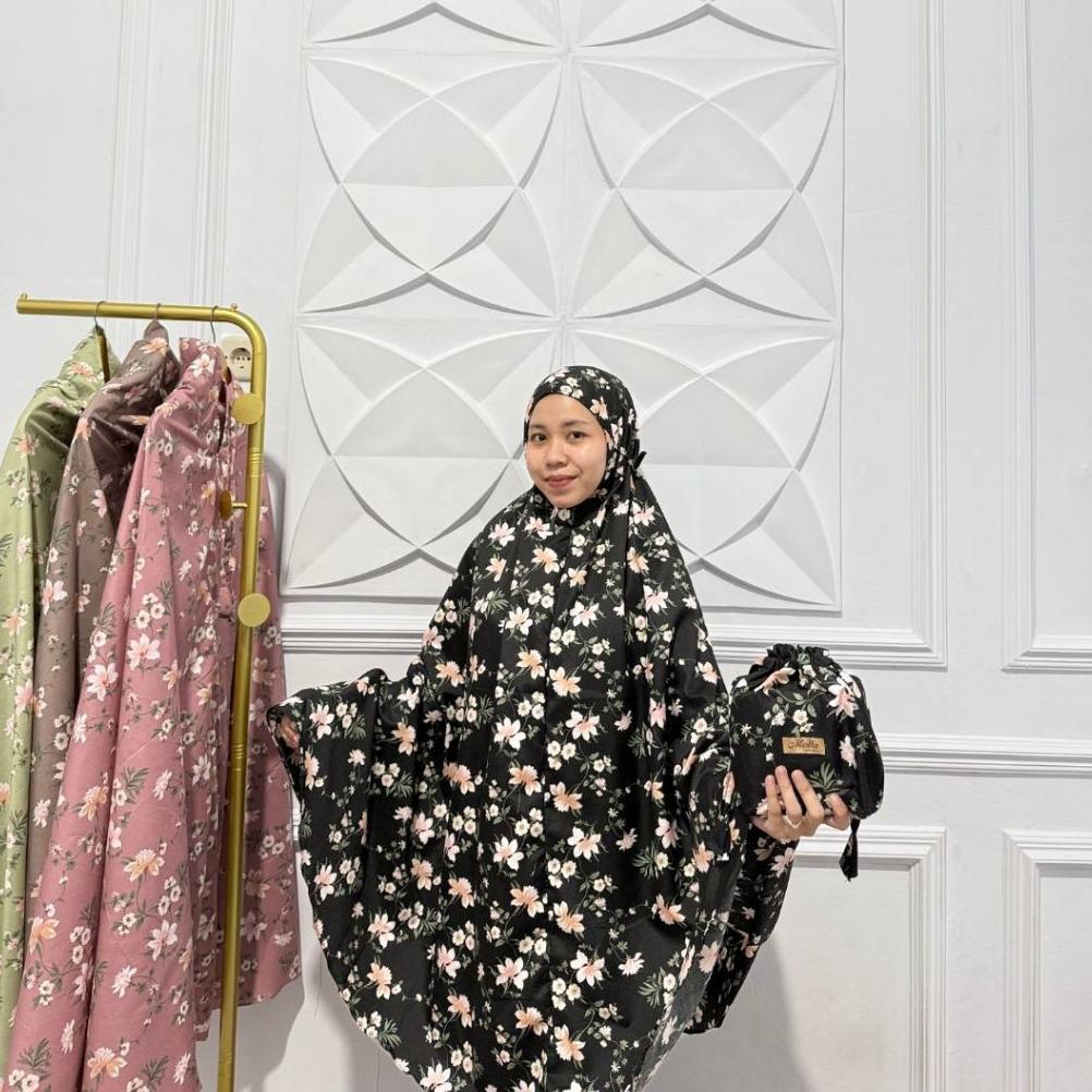 HOT Mukena Zoya Series | Mukena Traveling Medium Pouch Motif | Mukena 2in1 Model Resleting Dagu | Mu