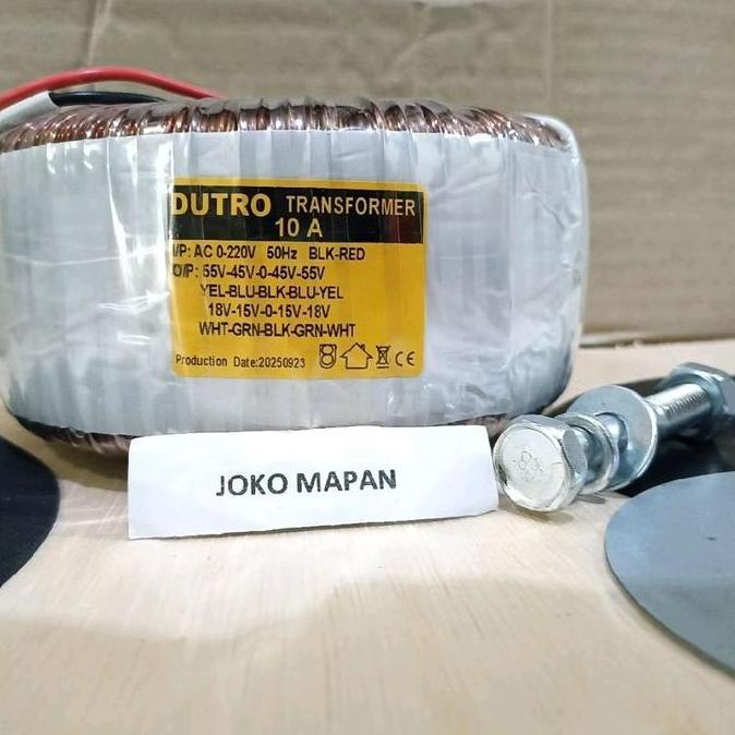 Trafo 10A Ct 45V Travo Kotak / Trafo Torodial Trafo Toroid 10 Ampere Ct 55V 45V Kualitas Terbaik Har