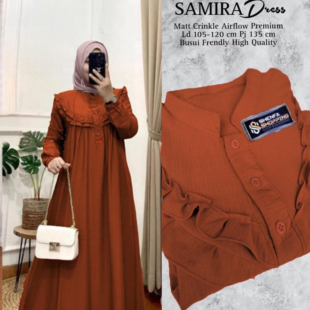 TERLARIS GAMIS CRINKLE AIRFLOW TERBARU / GAMIS CRINKLE JUMBO LD 120